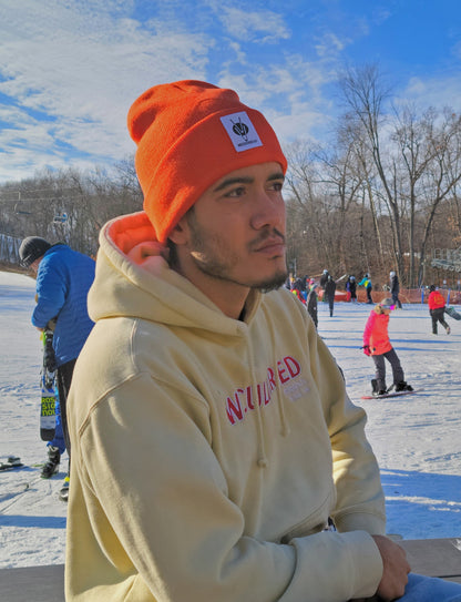 Ice Globe Beanie - ORANGE